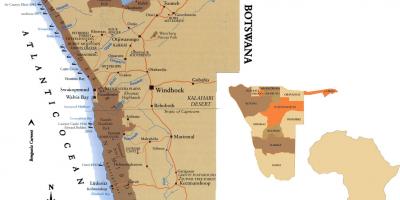 Карта skillsmap Намибия